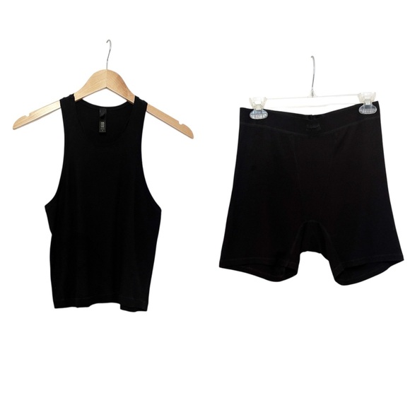 SKIMS Other - SKIMS Tank and Boxer Set Black Size Large
